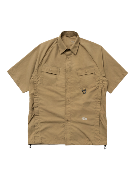 ELLIKER Alston Regular Fit Short Sleeve Water-Repellent Jacket, Natural Sand