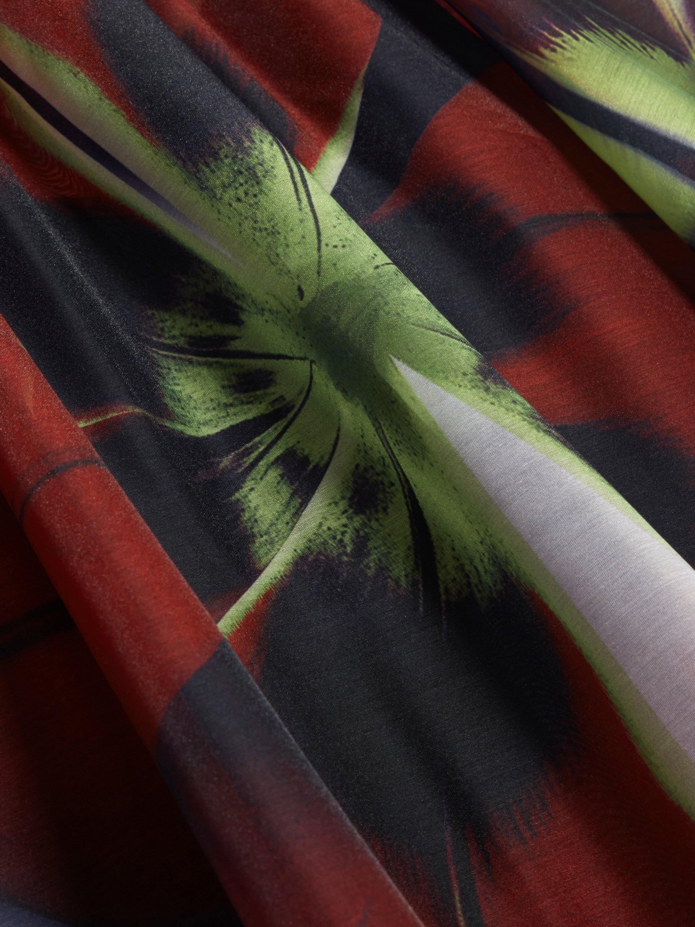 Product image 5 of 6, which shows Ted Baker Elaia Organza Puff Sleeve Blouse, Multi, 8