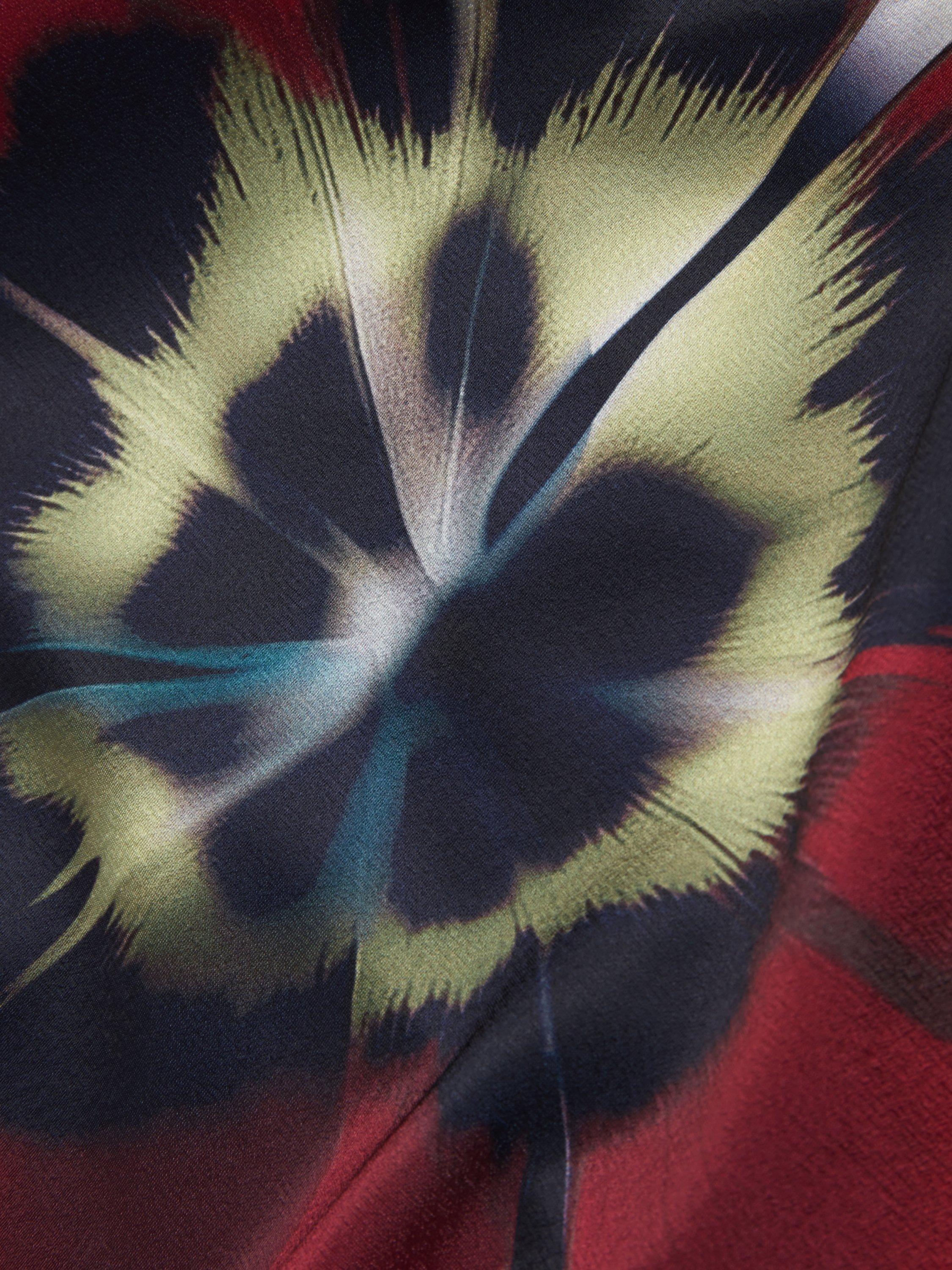 Product image 5 of 7, which shows Ted Baker Neerah Floral Print Midi Dress, Multi, 8