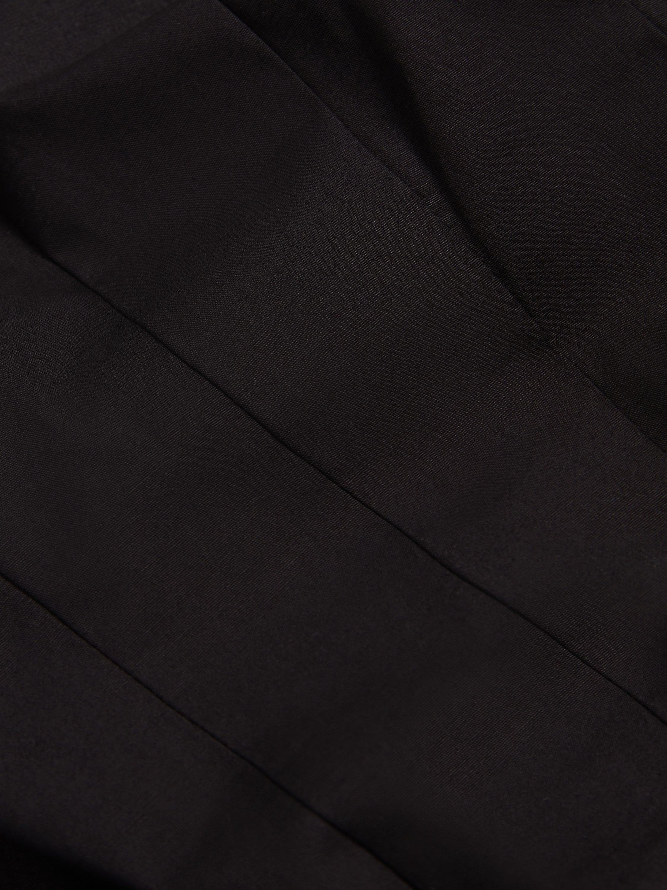 Product image 7 of 7, which shows Ted Baker Hazzia Bubble Hem Midi Dress, Black, 8