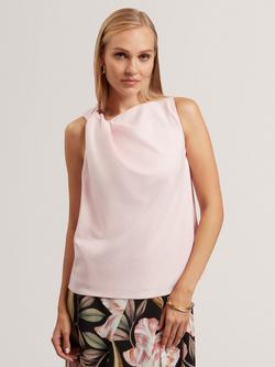Ted Baker Lohria Sleeveless Cowl Neck Top, Pink - view 2, Pink