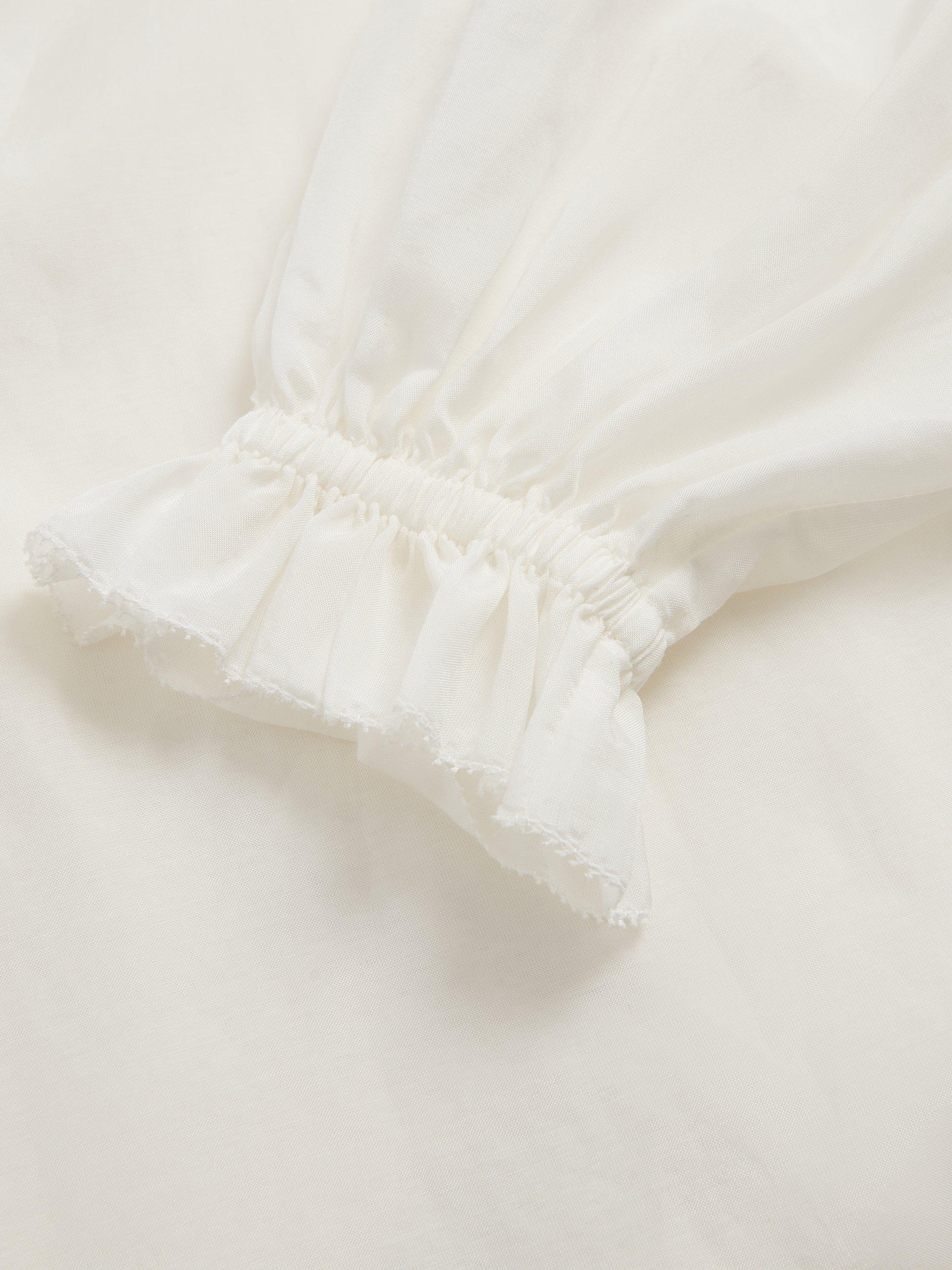 Product image 7 of 7, which shows Ted Baker Samraa Gathered Detail Blouse, Cream, 8