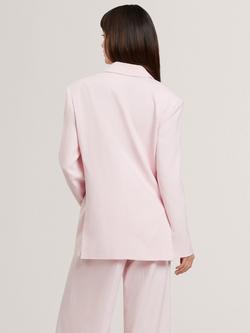 Ted Baker Peyaan Longline Wrap Over Blazer, Pink - view 2, Pink