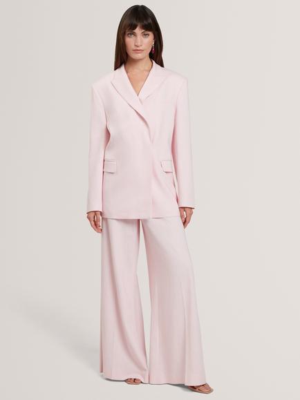 Ted Baker Peyat Wide Leg Trousers, Pink, Pink