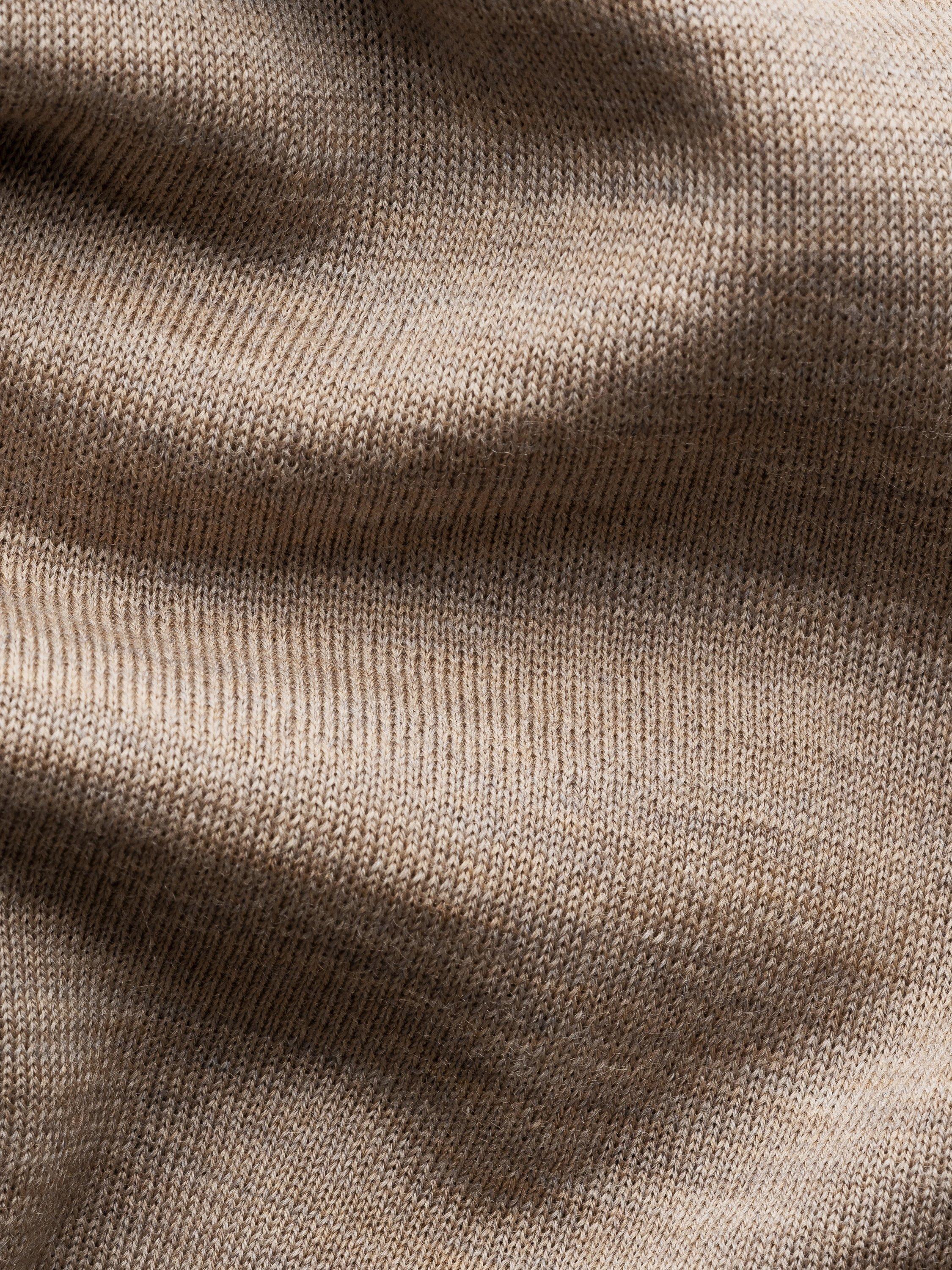 Product image 7 of 7, which shows Eton Crew Neck Merino Wool Jumper, Beige, S