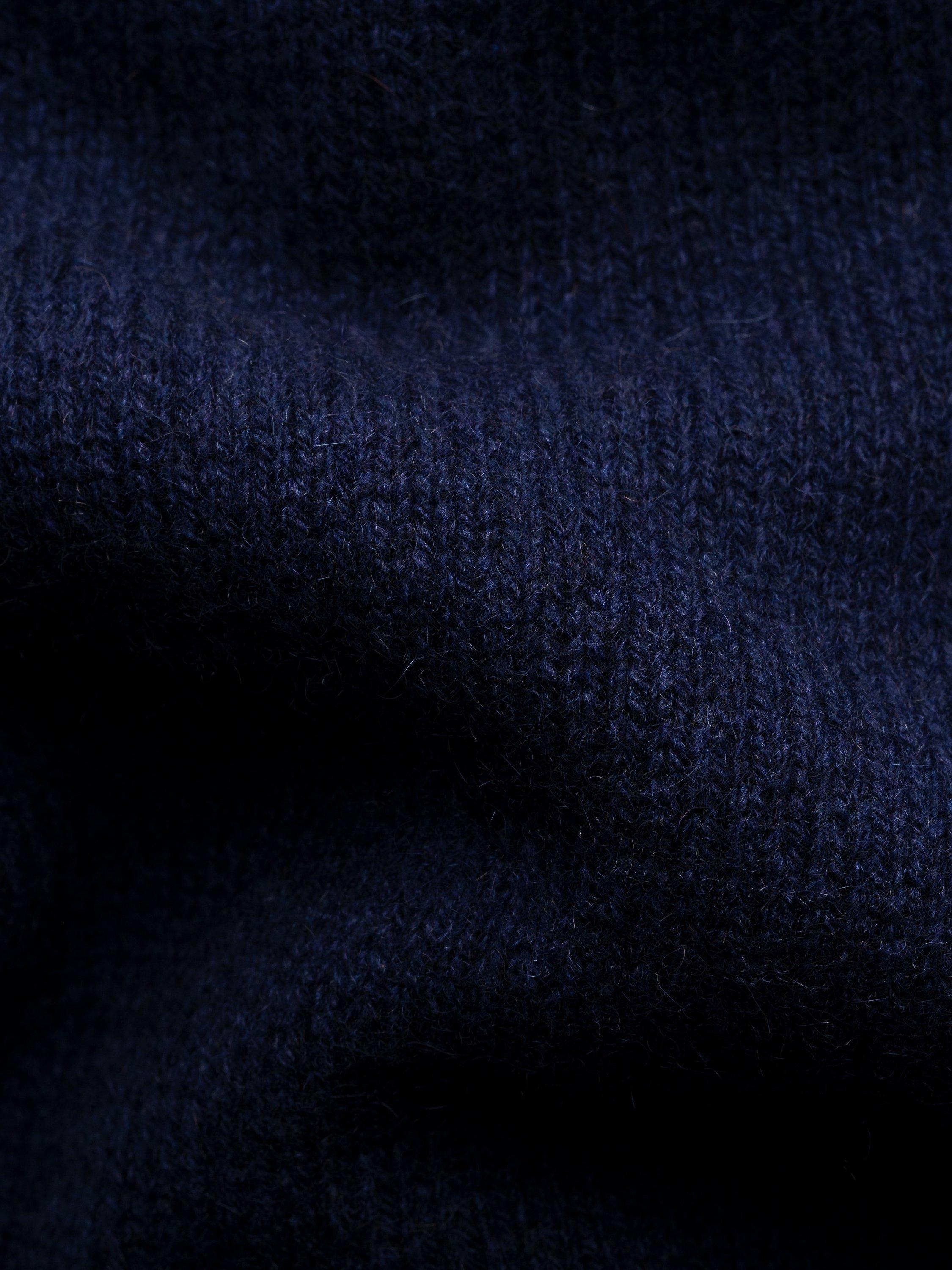 Product image 7 of 7, which shows Eton Crew Neck Cashmere Jumper, Navy Blue, S