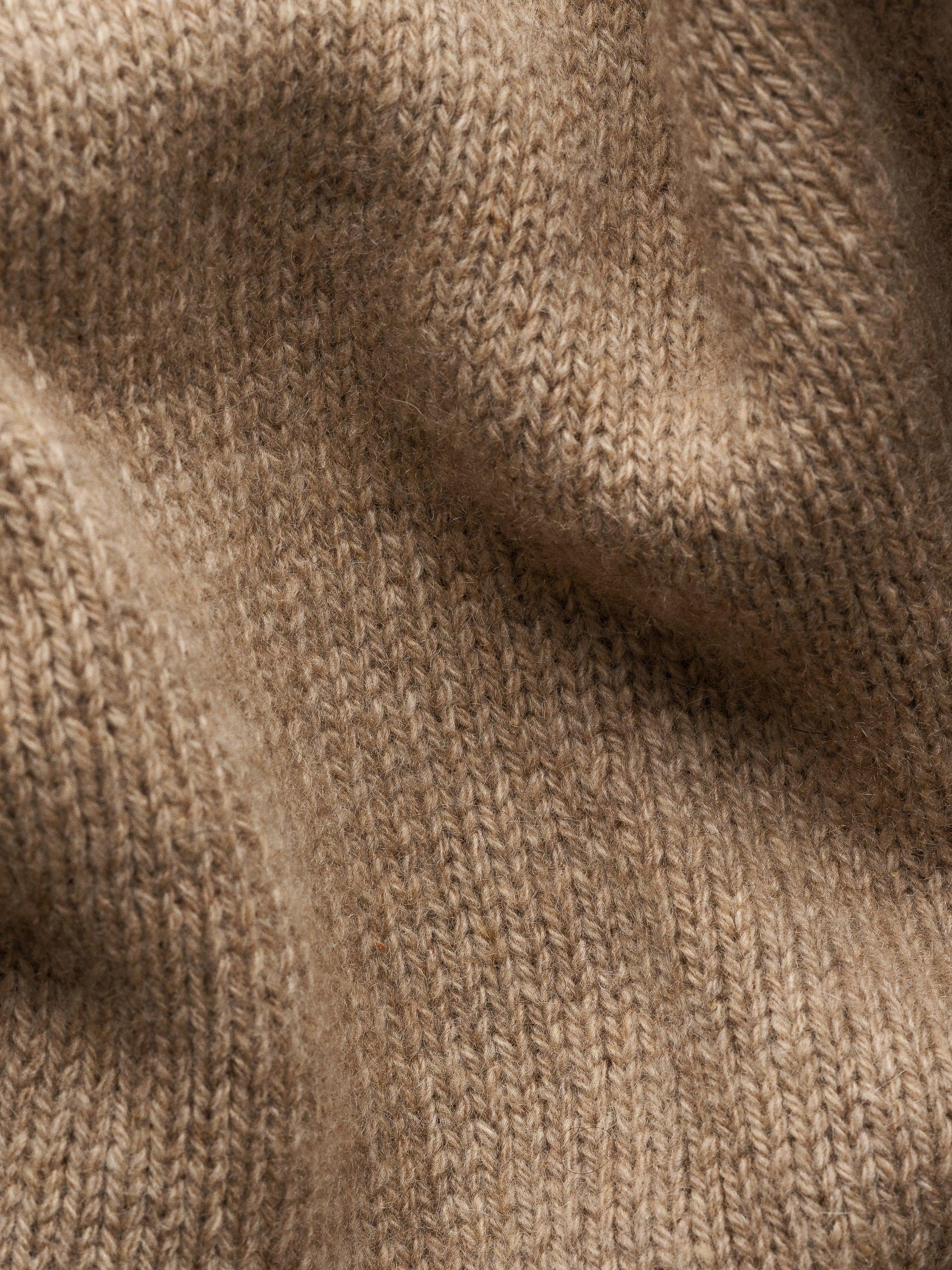 Product image 7 of 7, which shows Eton Crew Neck Cashmere Jumper, Beige, M