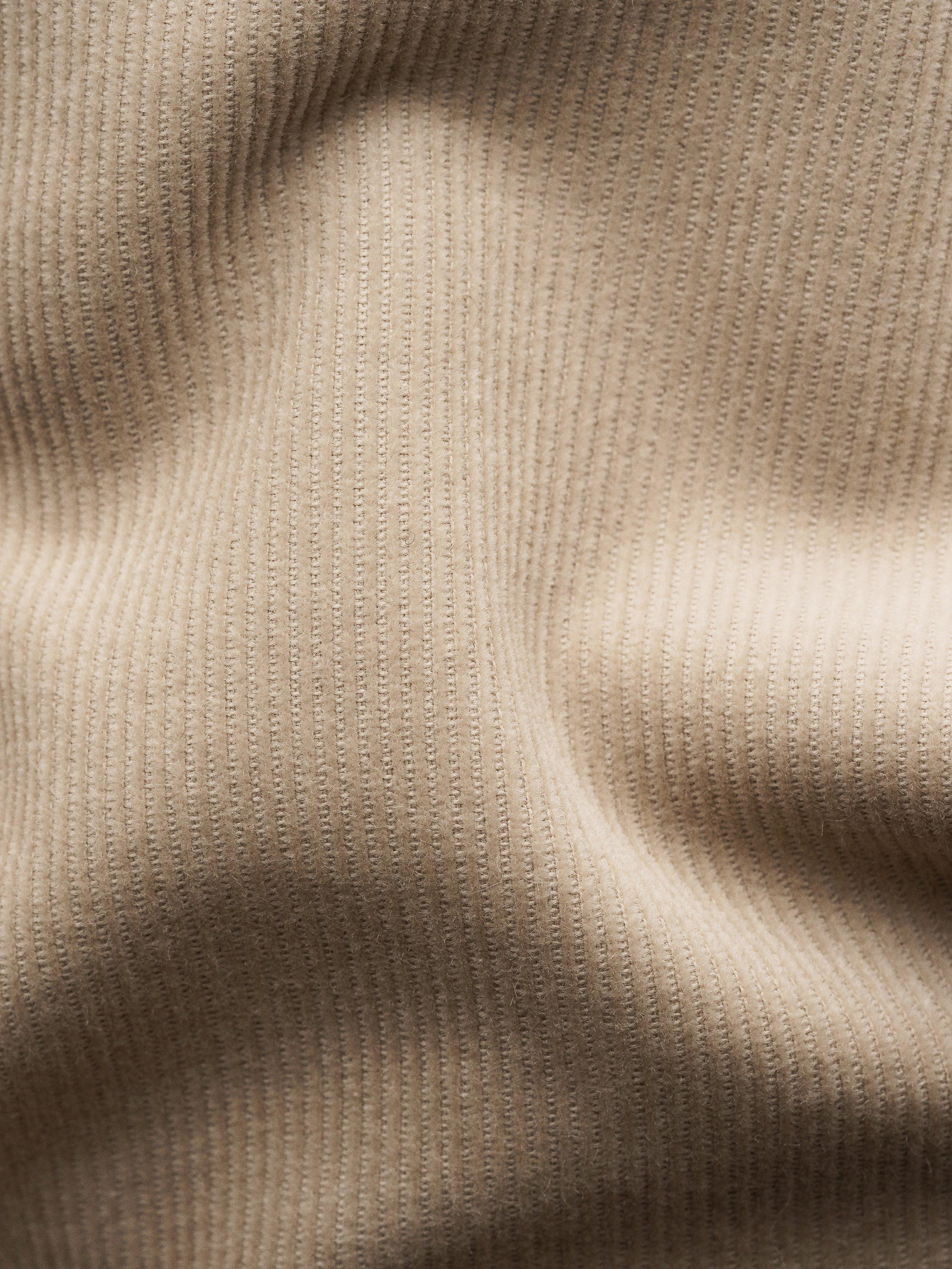Product image 7 of 8, which shows Eton Plain Corduroy Shirt, Beige, S