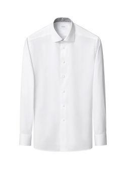 Eton Signature Twill Cotton Shirt, White