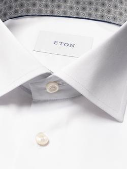 Eton Signature Twill Cotton Shirt - view 2, White