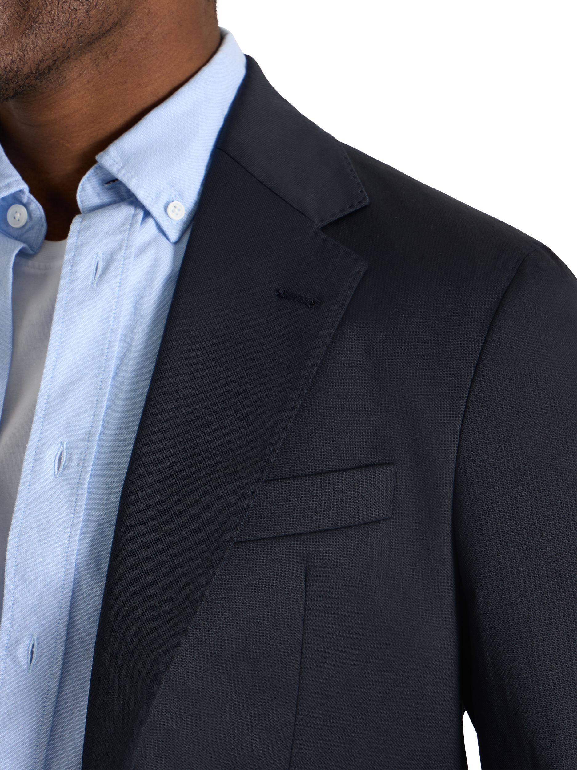 Product image 3 of 6, which shows SPOKE The Jack Slim Fit Blazer, Dark Navy, 36S