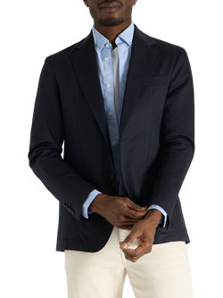 SPOKE The Jack Straight Fit Blazer, Dark Navy, Dark Navy