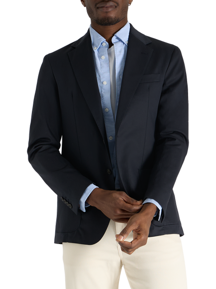 SPOKE The Jack Straight Fit Blazer, Dark Navy, Dark Navy