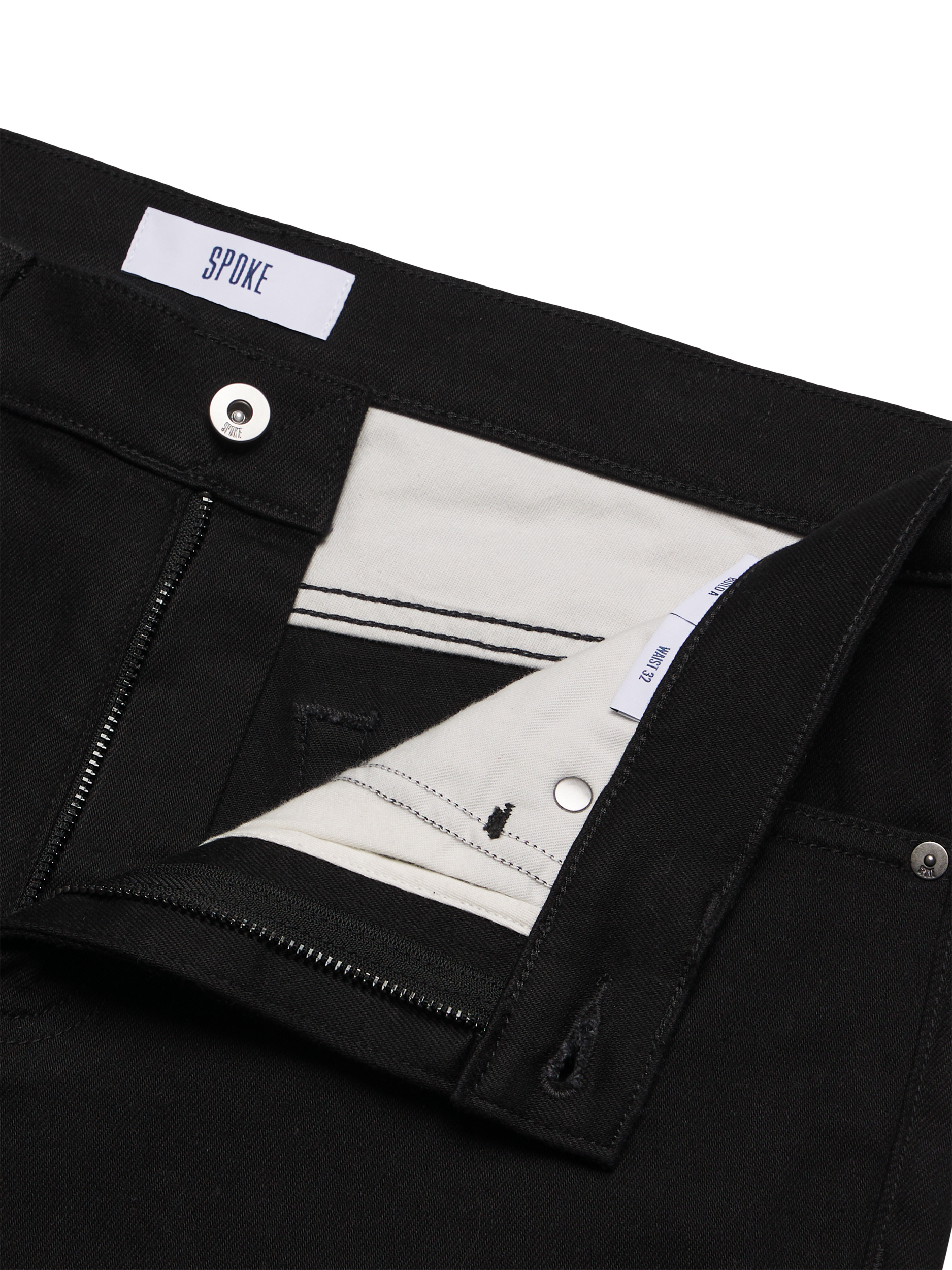 Product image 6 of 7, which shows SPOKE Original Denim Slim Fit Jeans, Infinity Black, W28/L30