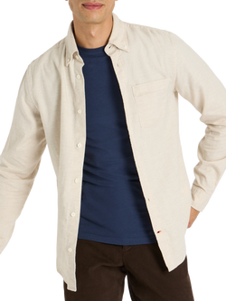 SPOKE Flannel Straight Fit Shirt, Stone Marl