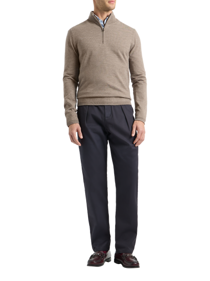 SPOKE Hackneys Regular Thigh Relaxed Chinos, Dark Navy