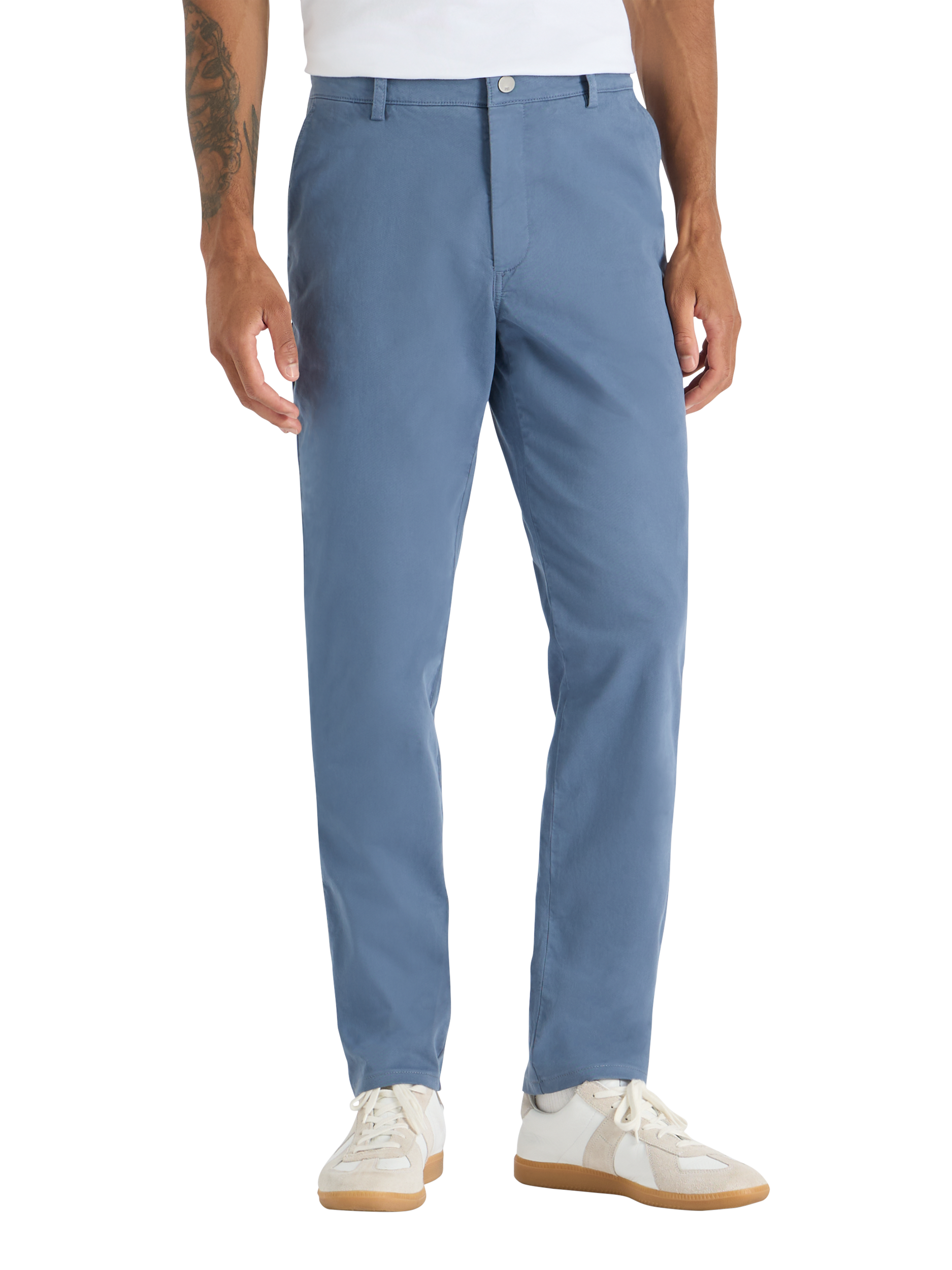 Product image 1 of 6, which shows SPOKE Heroes Cotton Blend Slim Fit Chinos, Nocturne, W28/L30