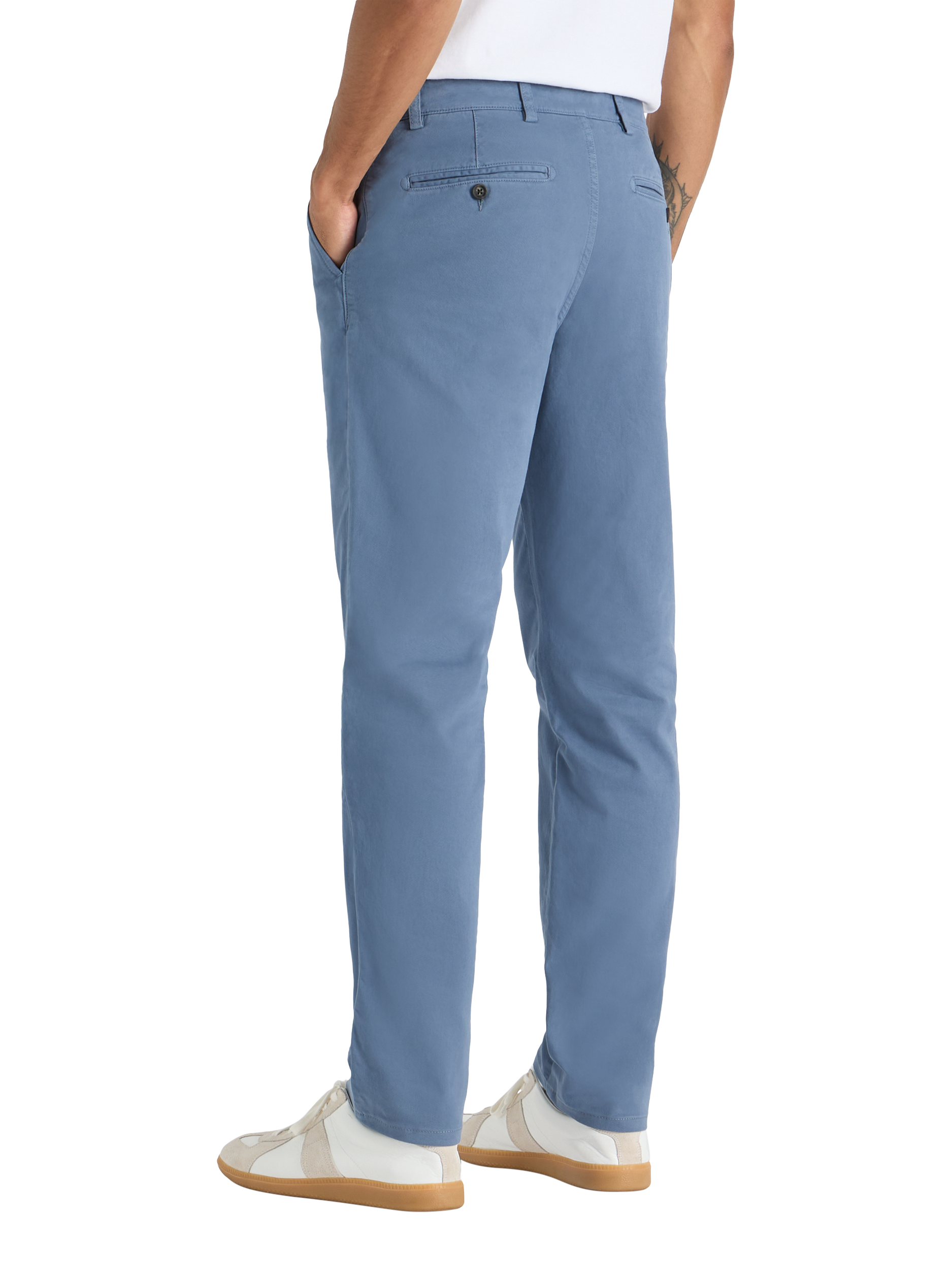 Product image 2 of 6, which shows SPOKE Heroes Cotton Blend Slim Fit Chinos, Nocturne, W28/L30