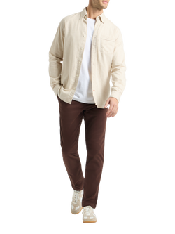 SPOKE Heroes Regular Thigh Slim Chinos, Walnut