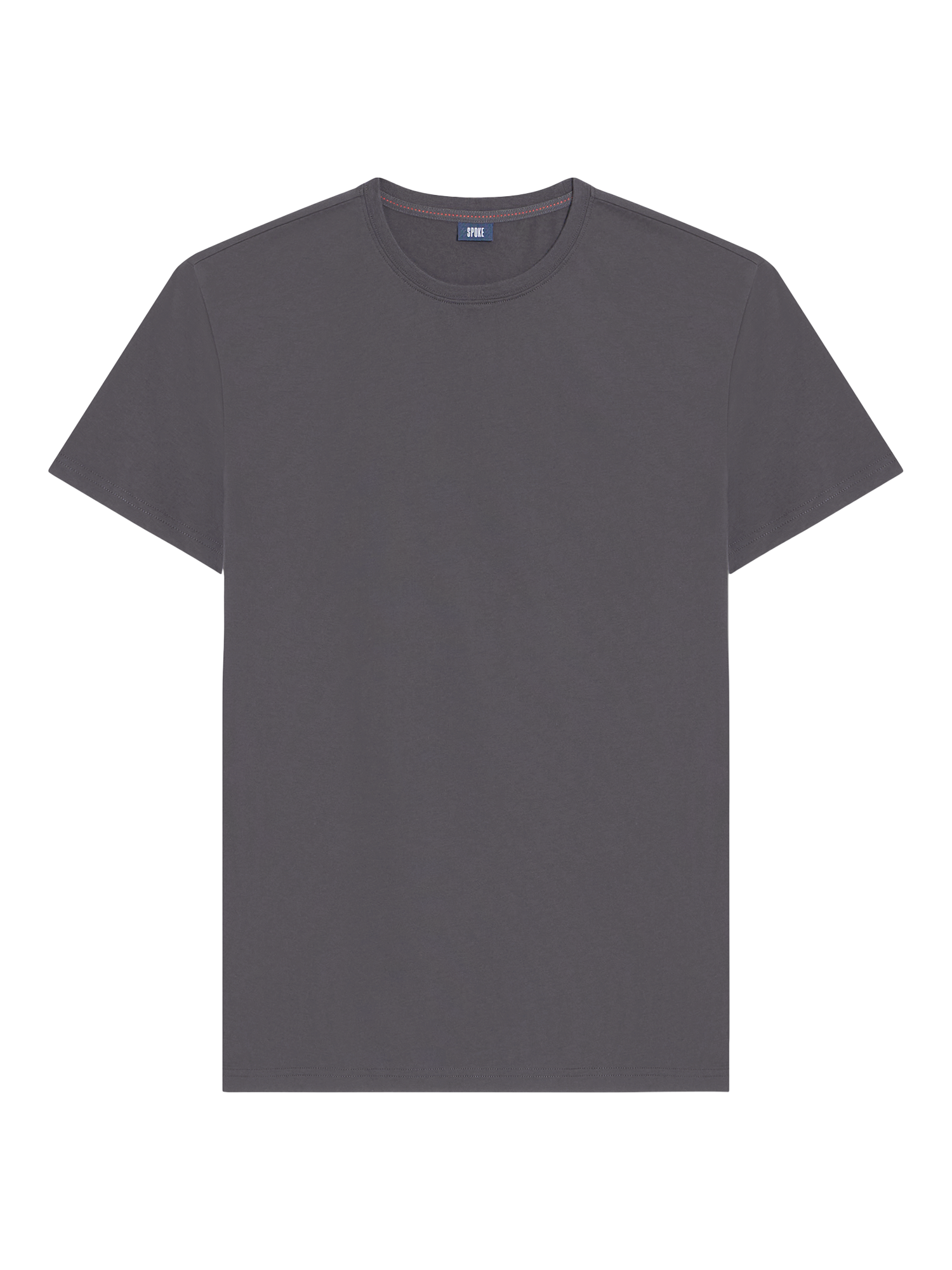Product image 9 of 9, which shows SPOKE Original Cotton Slim Fit T-Shirt, Graphite, S Sht