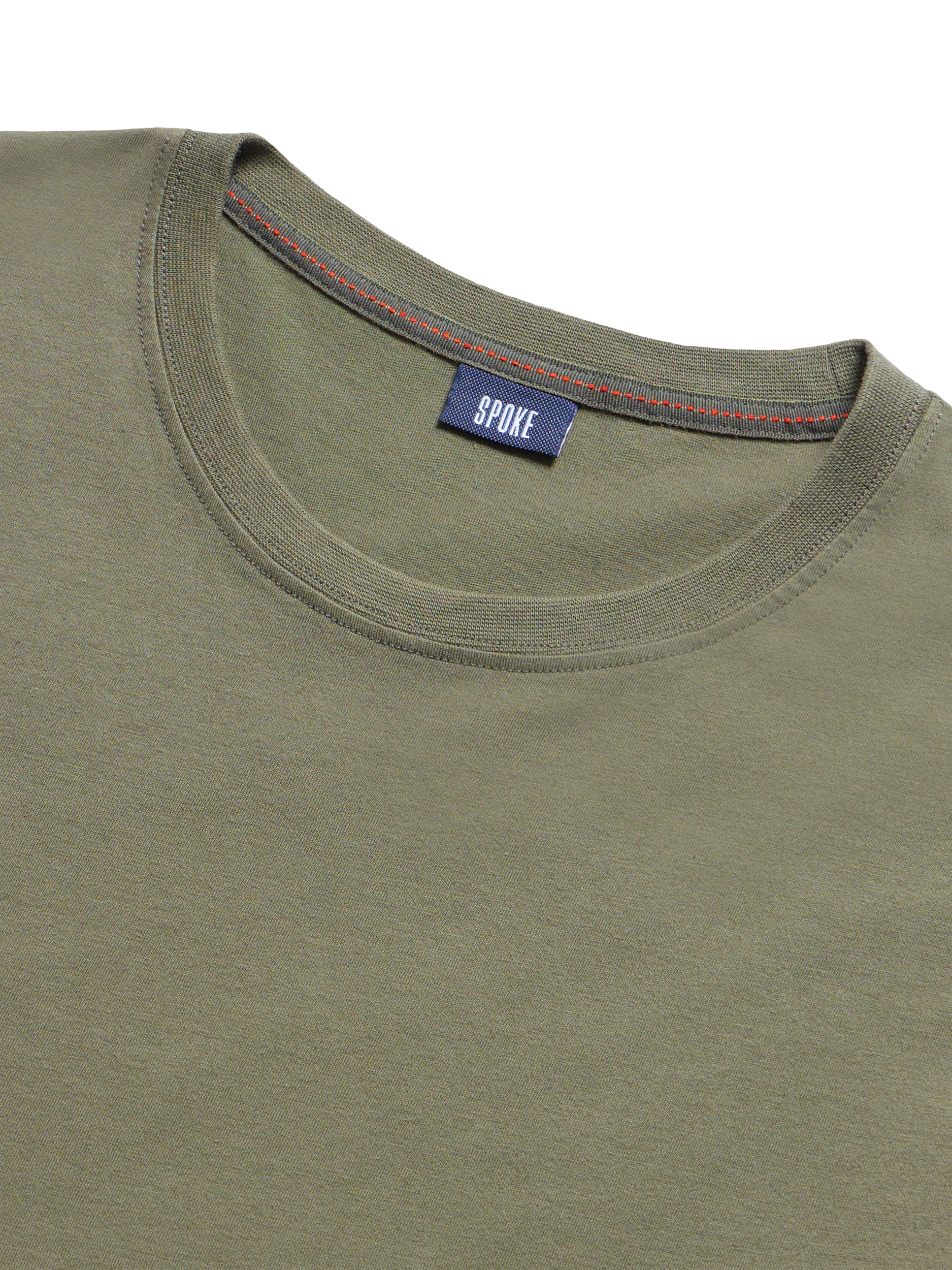 Product image 5 of 7, which shows SPOKE Original Cotton Straight Fit T-Shirt, Platoon, S Reg