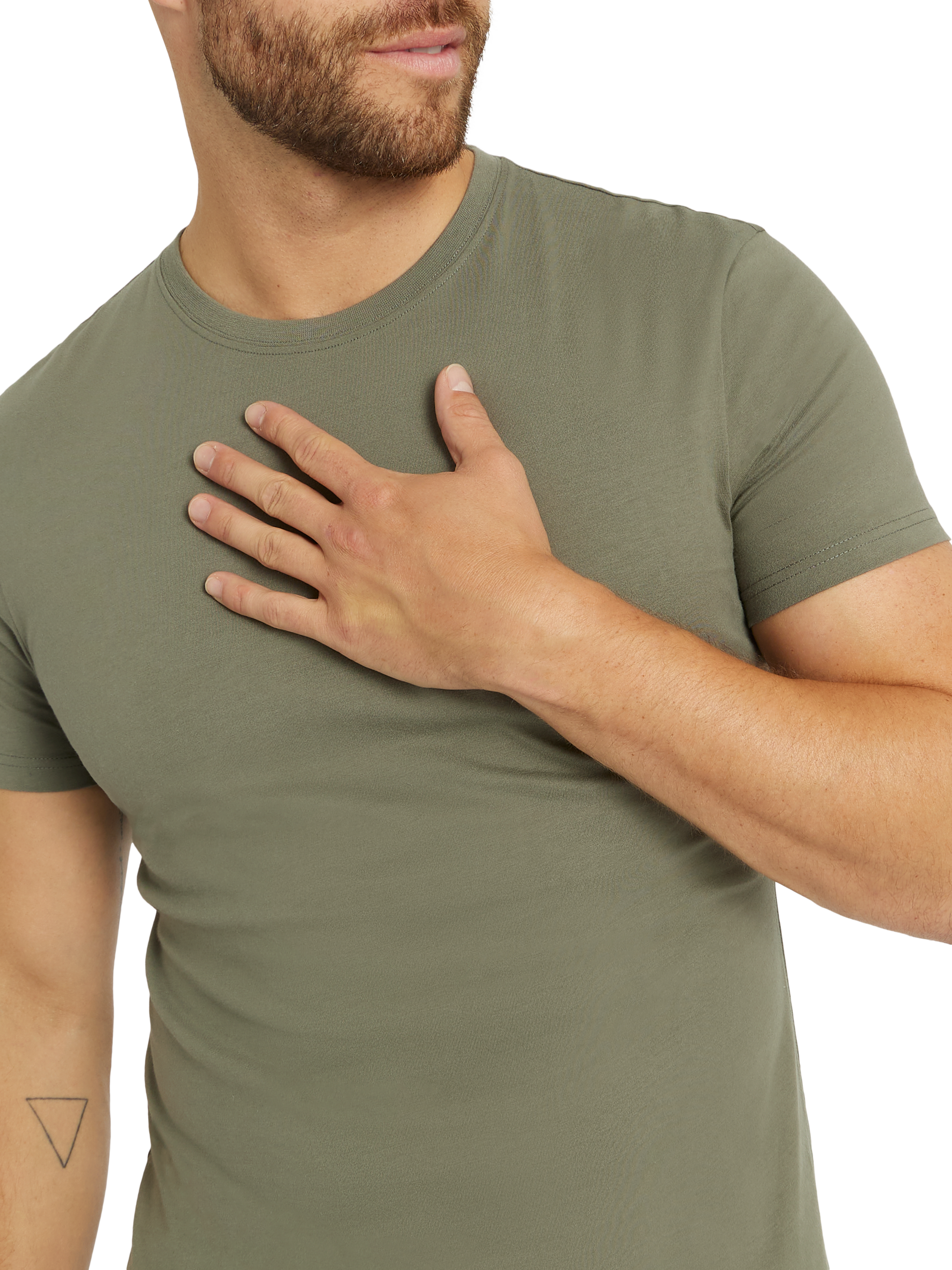 Product image 3 of 7, which shows SPOKE Original Cotton Slim Fit T-Shirt, Platoon, S Sht