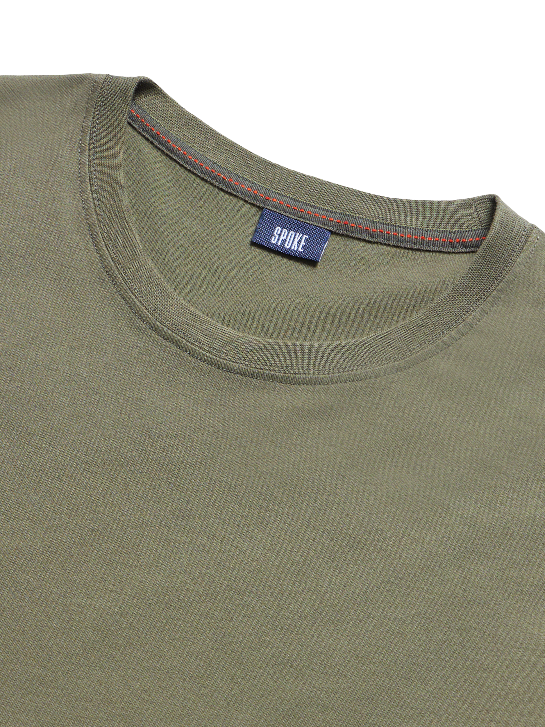 Product image 5 of 7, which shows SPOKE Original Cotton Slim Fit T-Shirt, Platoon, S Sht