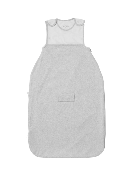 MORI Baby Sleeping Bag, 1.5 Tog, Grey, Grey