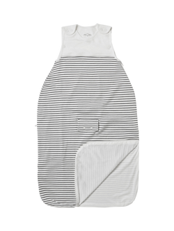 MORI Baby Sleeping Bag, 2.5 Tog, Grey Stripe - view 2, Grey Stripe