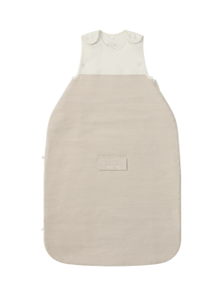 MORI Baby Sleeping Bag, 1.5 Tog, Oatmeal Stripe, Oatmeal Stripe