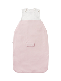 MORI Baby Sleeping Bag, 1.5 Tog, Blush Stripe, Blush Stripe