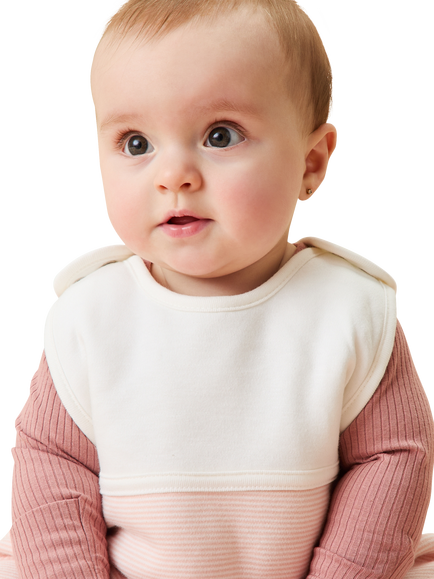 MORI Baby Sleeping Bag, 1.5 Tog, Blush Stripe - view 2, Blush Stripe
