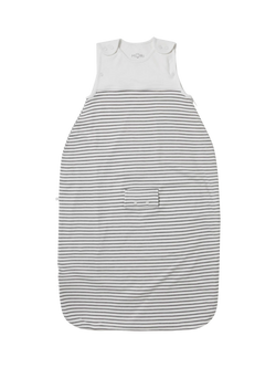 MORI Baby Sleeping Bag, 0.5 Tog, Grey Stripe, Grey Stripe