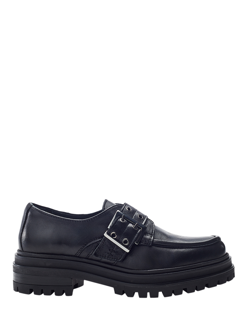 Product image 1 of 4, which shows Moda in Pelle Shoon Imoge Leather Shoes, Black, 3