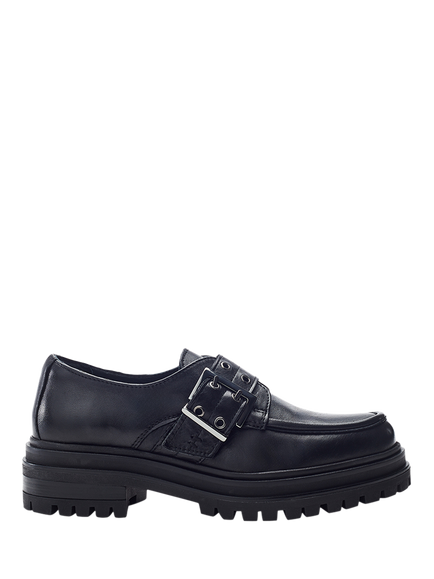 Moda in Pelle Shoon Imoge Leather Shoes, Black, Black