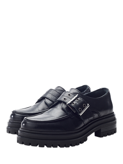 Moda in Pelle Shoon Imoge Leather Shoes, Black - view 2, Black