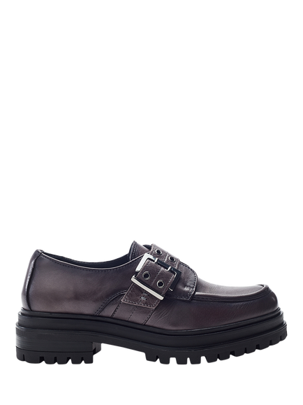 Moda in Pelle Shoon Imoge Leather Shoes, Grey, Grey