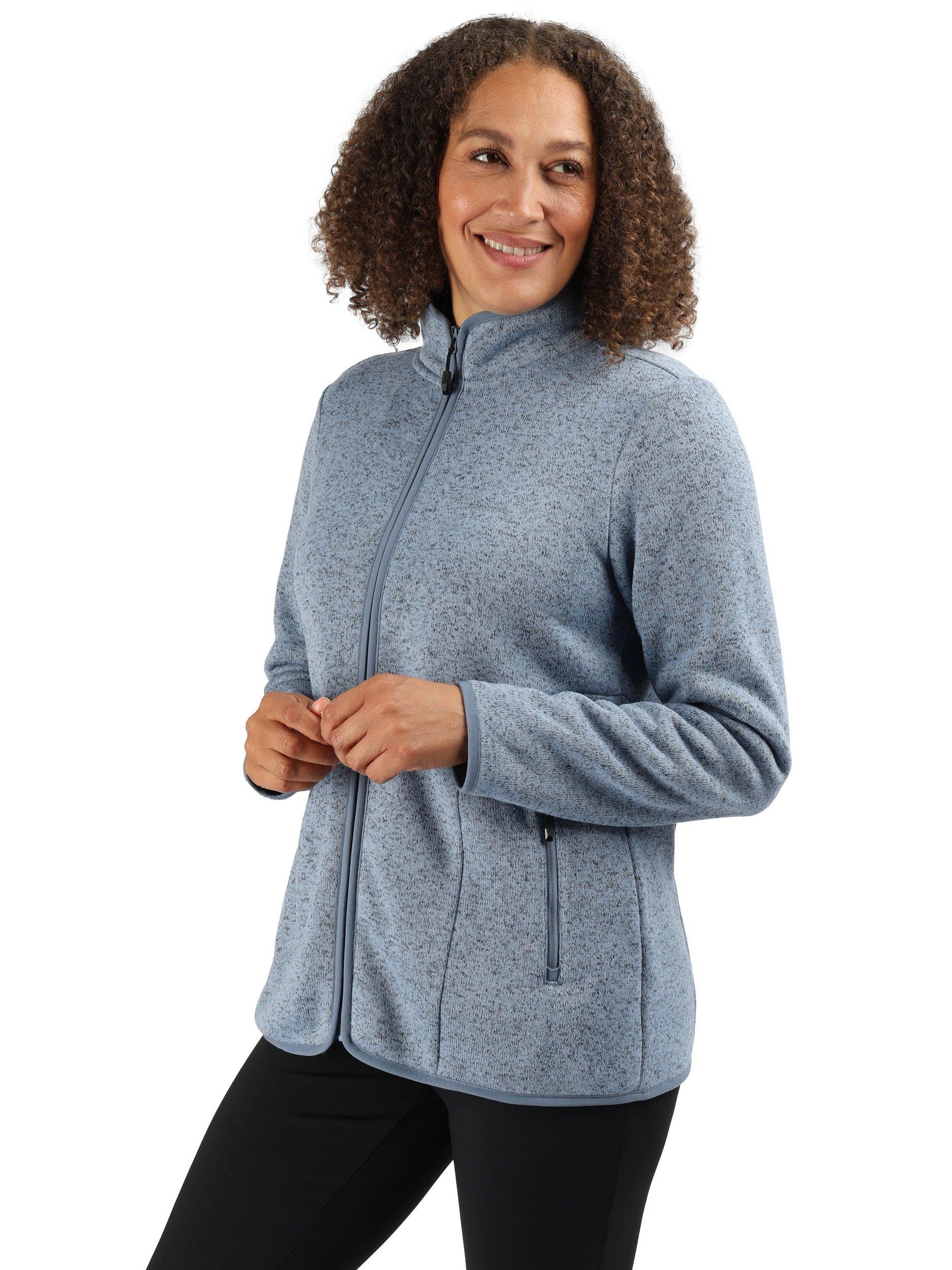 Product image 1 of 8, which shows Rohan Kiruna Fleece, Frost Blue Marl, XS