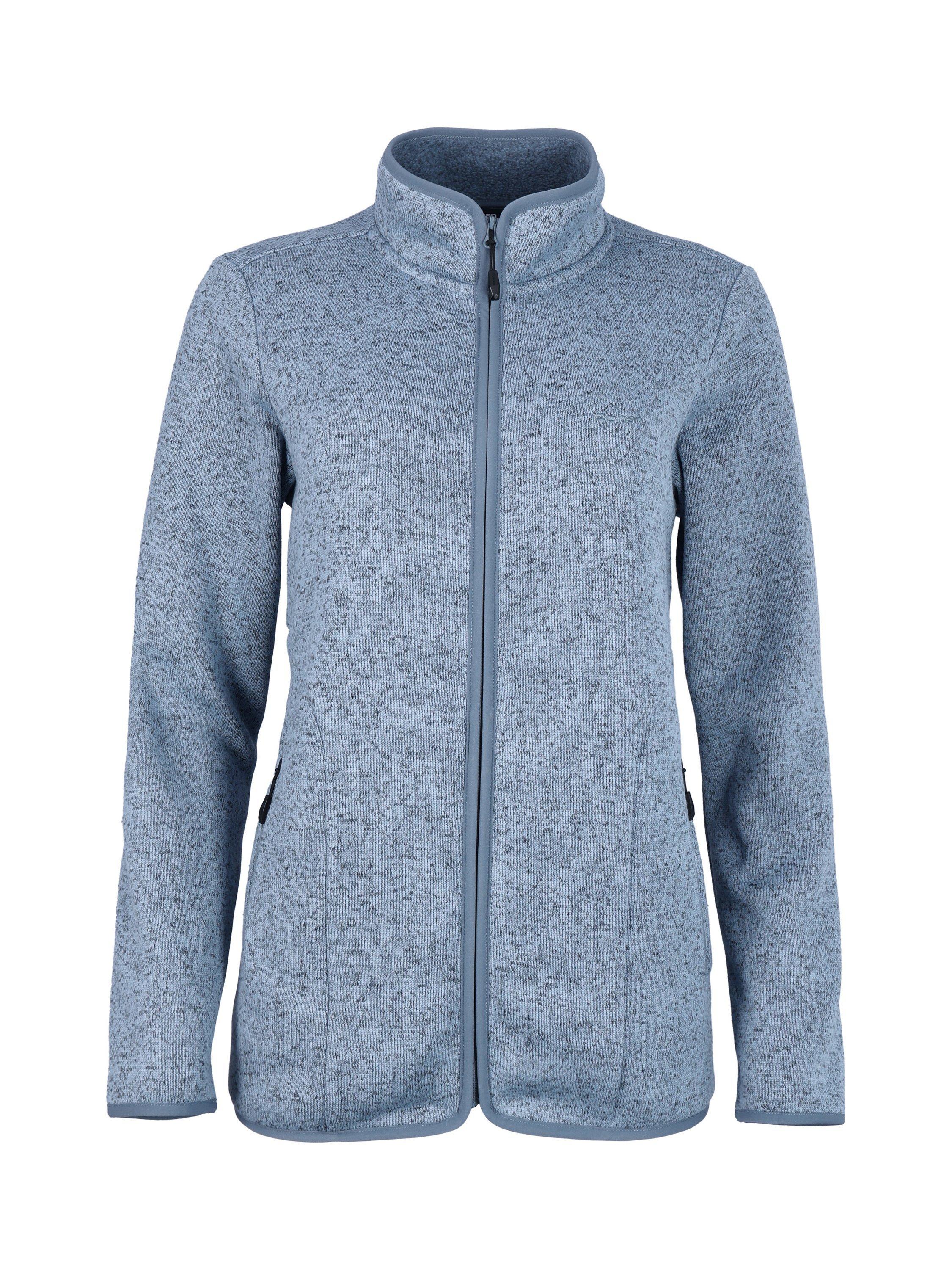Product image 3 of 8, which shows Rohan Kiruna Fleece, Frost Blue Marl, XS