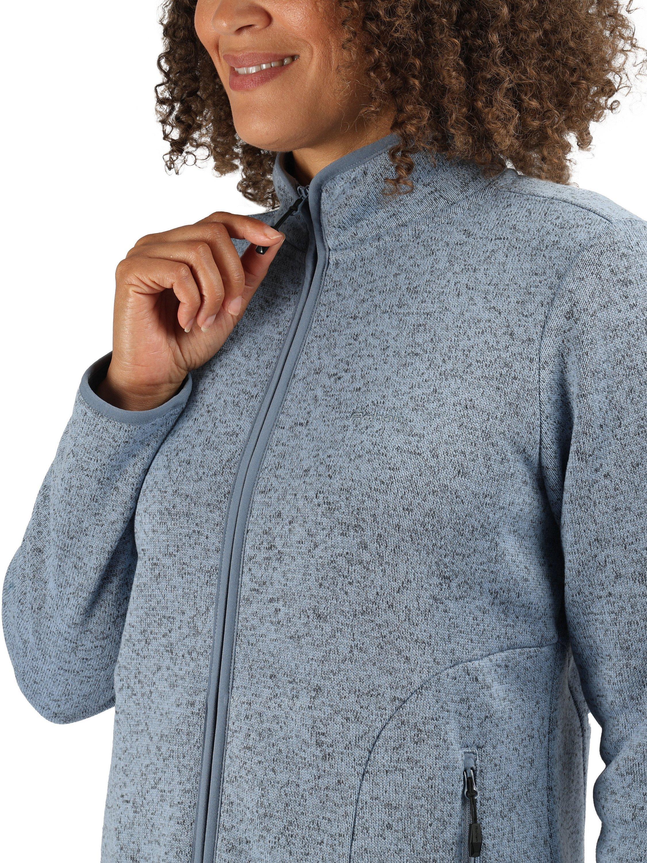 Product image 5 of 8, which shows Rohan Kiruna Fleece, Frost Blue Marl, XS