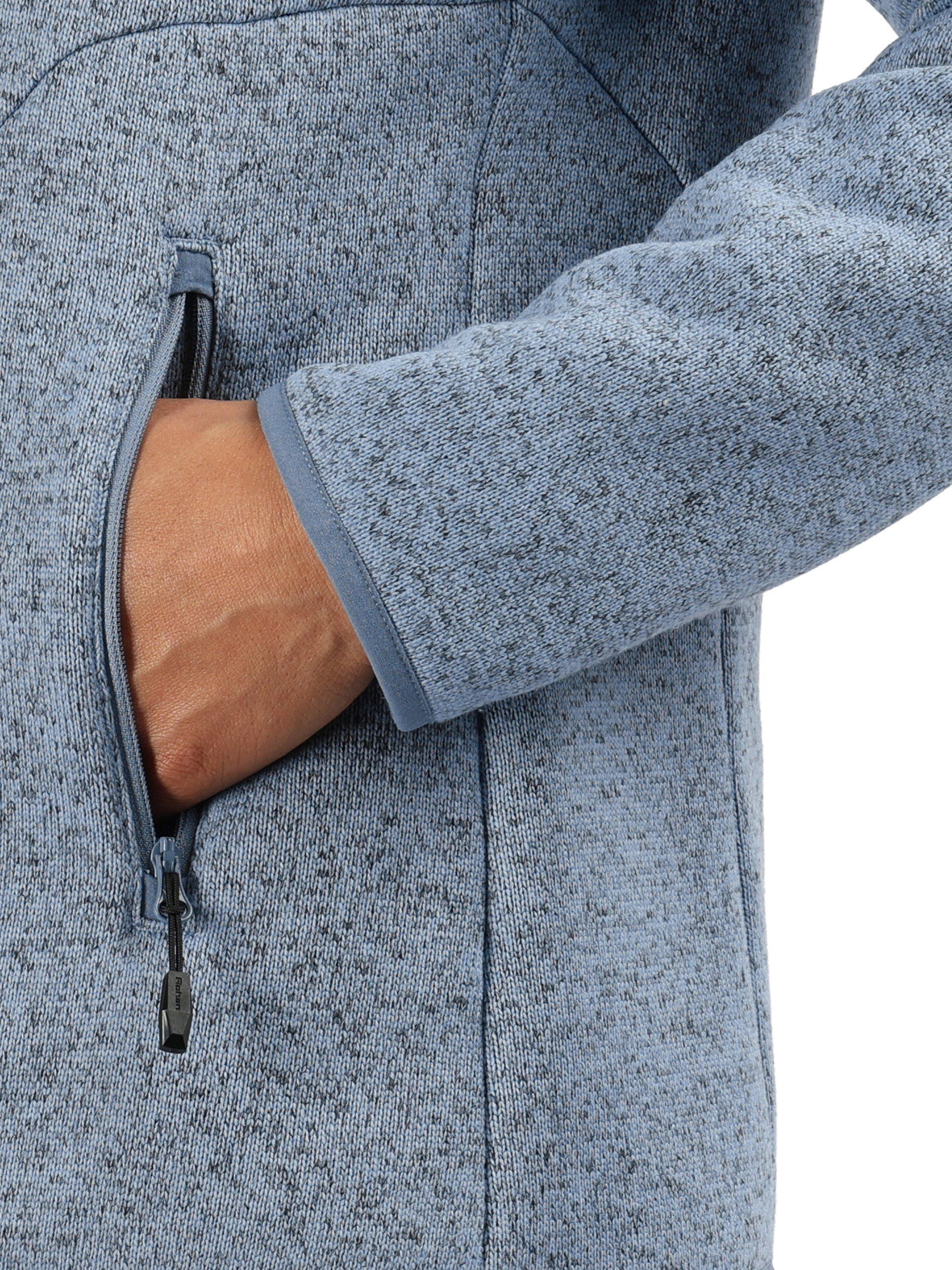 Product image 6 of 8, which shows Rohan Kiruna Fleece, Frost Blue Marl, XS