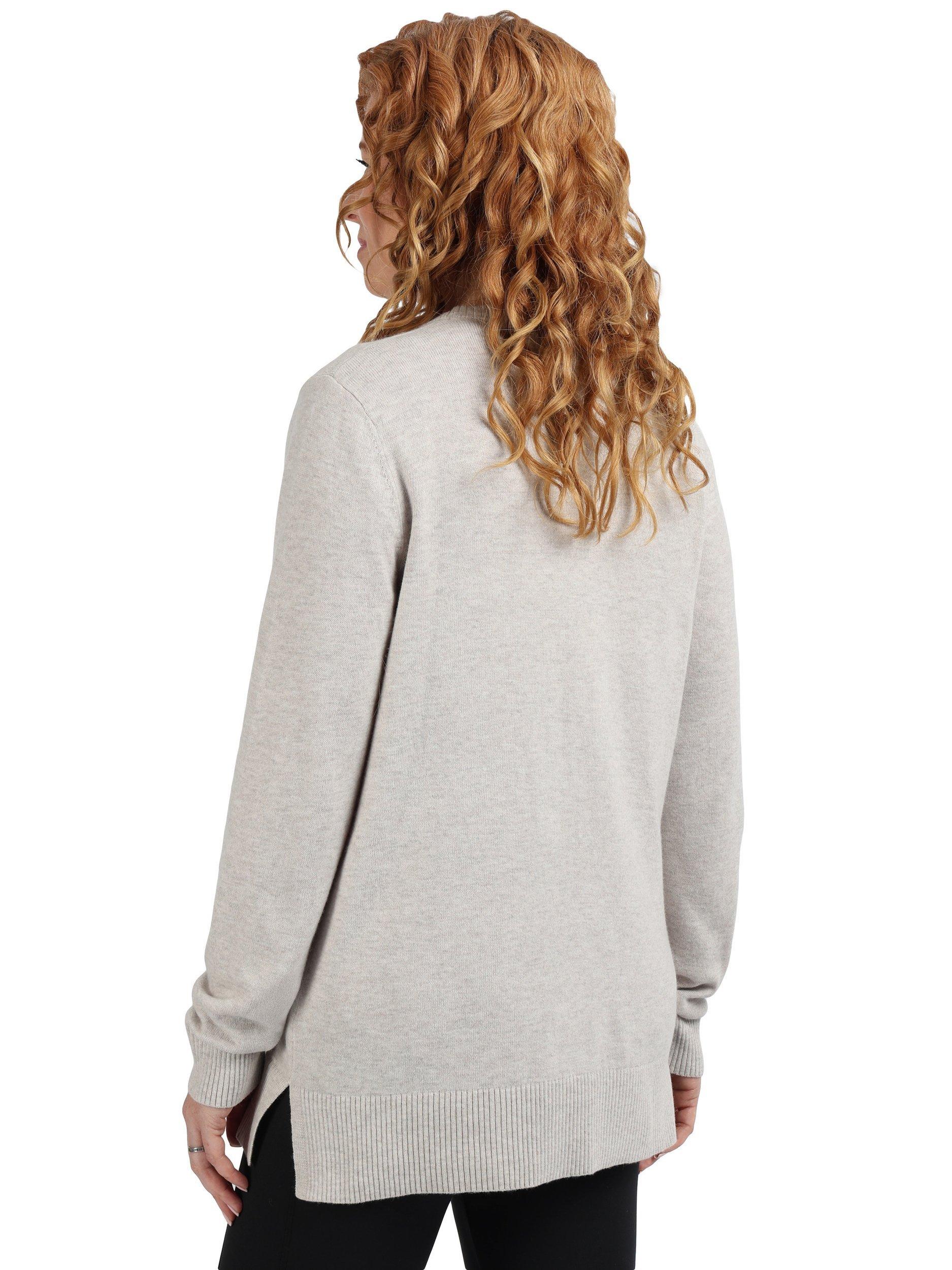 Product image 2 of 5, which shows Rohan Sanson Cardigan, Oatmeal Marl, 8