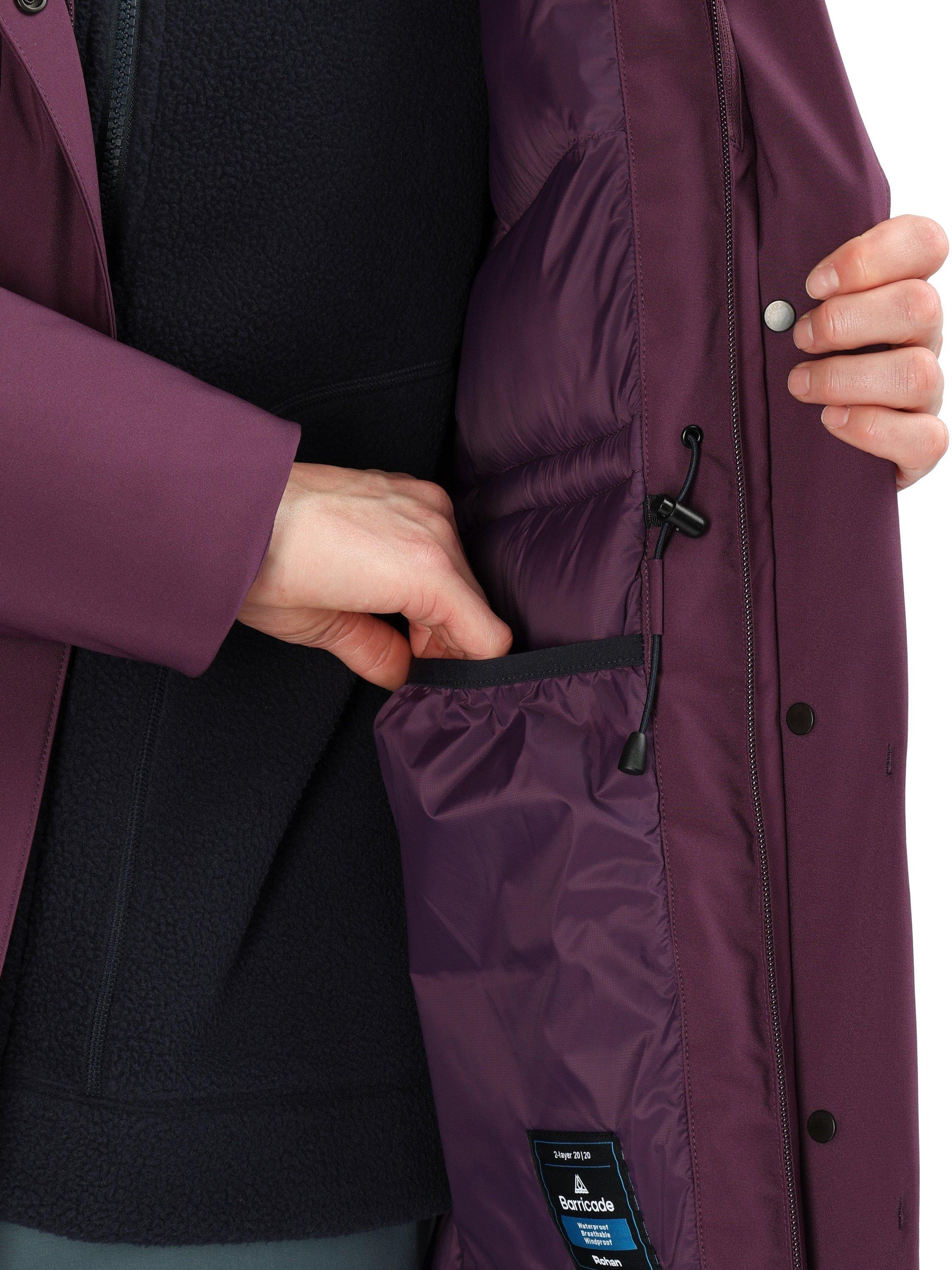 Product image 6 of 8, which shows Rohan Oslo Waterproof Jacket, Blackberry Purple, XS