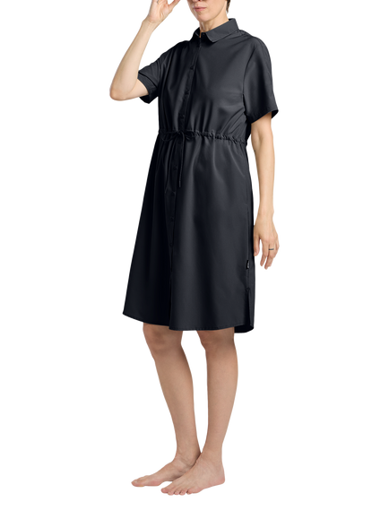 Jack Wolfskin Waimea Shirt Dress, Dark Navy - view 2, Dark Navy