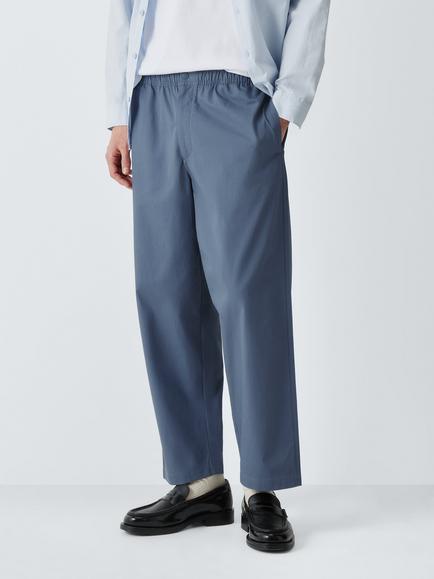 Kin Cropped Cotton Trousers, Grisaille, Grisaille