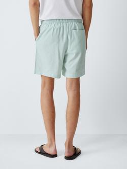 Kin Linen Blend Drawstring Waist Shorts - view 2, Morel