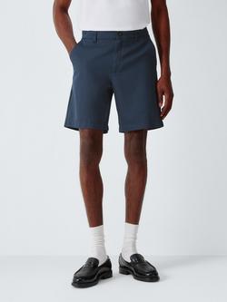 John Lewis Cotton Linen Blend Shorts, Mood Indigo