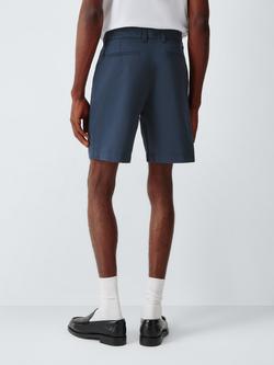 John Lewis Cotton Linen Blend Shorts - view 2, Mood Indigo