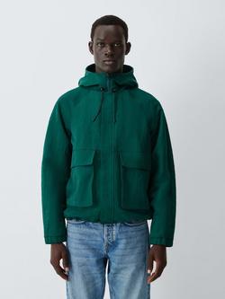 John Lewis Parka Jacket, Botanical Green