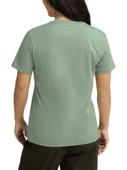 Jack Wolfskin Women's Essential Cotton T-Shirt, Green Zinnia - view 2, Green Zinnia